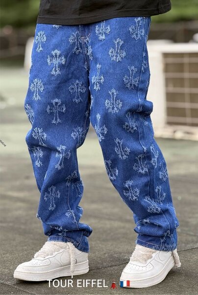 Jeans homme imprimé tendance