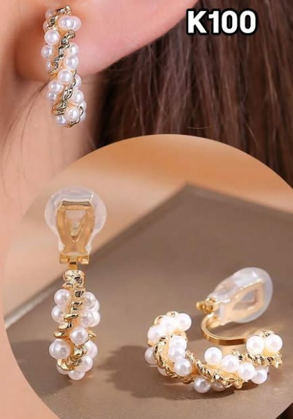 Beautiful fashionable earrings