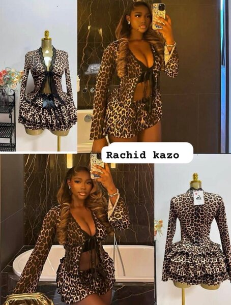 Robe Léopard Transparente