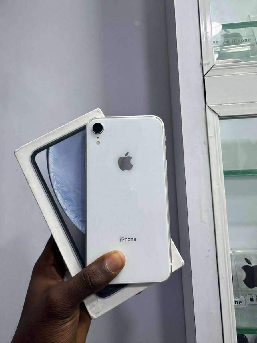 iPhone XR - Blanc et Bleu