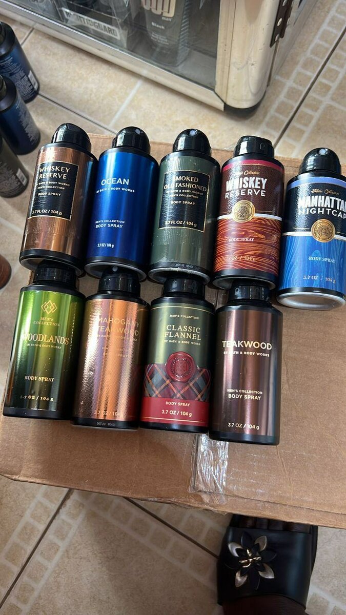 Bath and body works men's collection