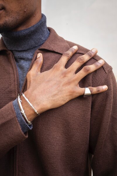 Bracelet et bague (Inoxydable)