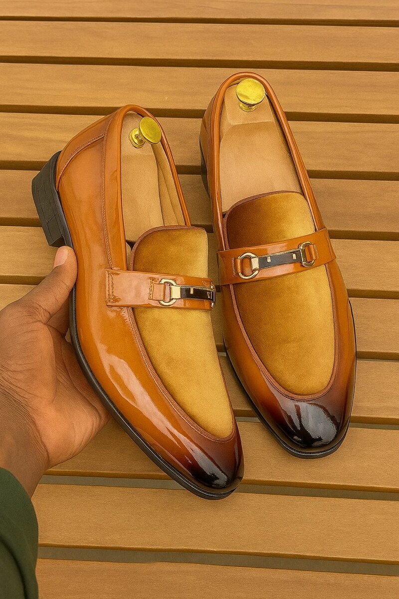 Mocassins en cuir élégants