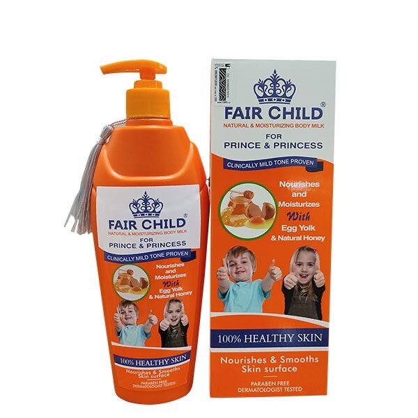 Fair child body milk