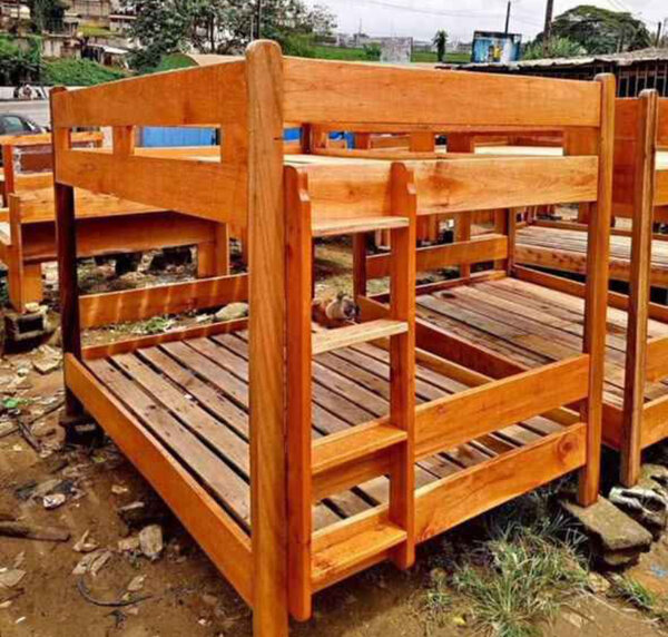 Lit superposé en bois massif