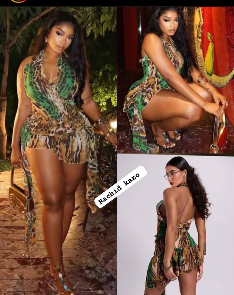 Robe de soirée léopard