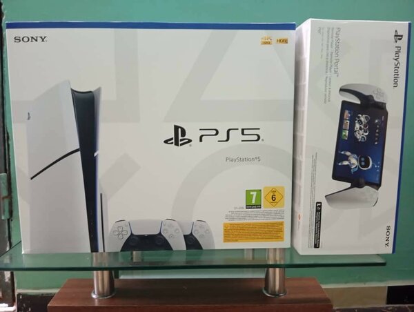 Ps5 slim 2 manettes et une ps portal