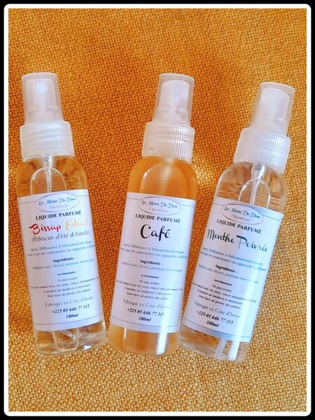 Liquide parfumé sans alcool