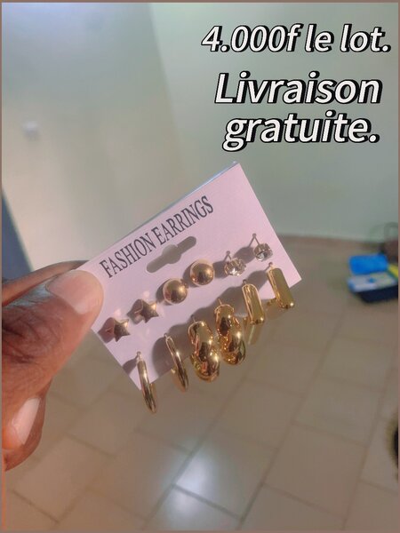 Boucles d'Oreilles Mode