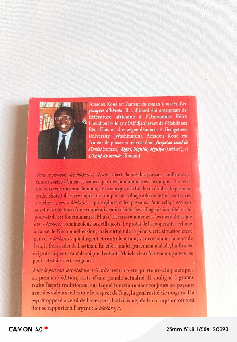 Sous le pouvoir des blakoros