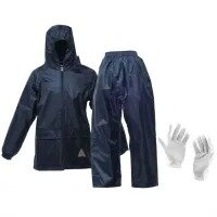 RAIN SEASON ( Hooded Jacket And Trouser) Water proof Suit for Rainwear Parashot stuff Rain Suit