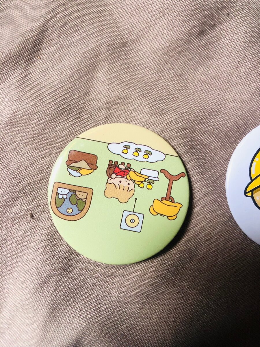 Badges colorés mignons