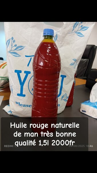 Huile rouge naturelle 1,5L