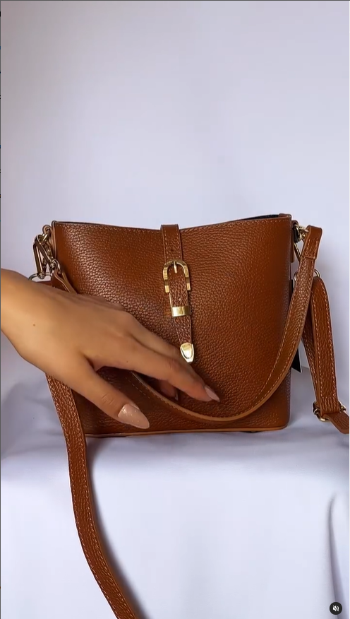 сумка коричневая