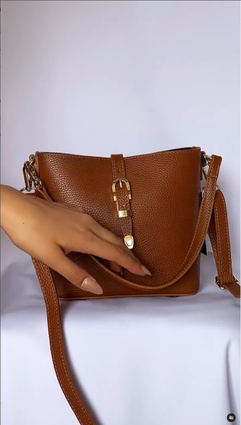 сумка коричневая