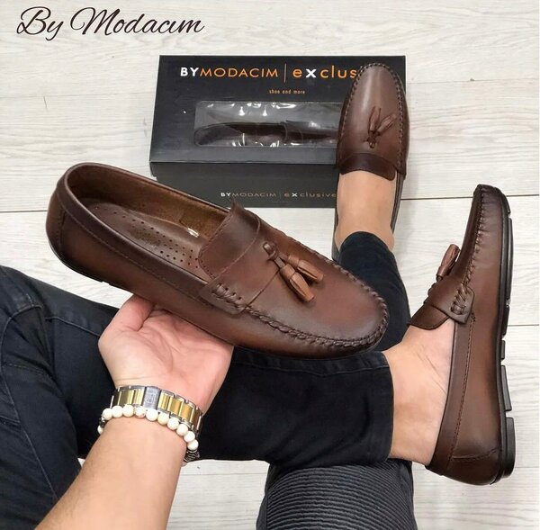 Mocassins en cuir élégants