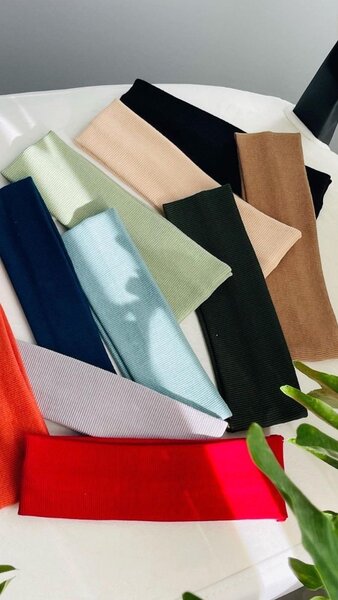 Bandeaux cheveux colorés femme