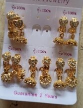 WOMEN AND GIRLS FASHION EARRING ARTIFICIAL GOLD (DELIVERD WITH GIFT BOX)