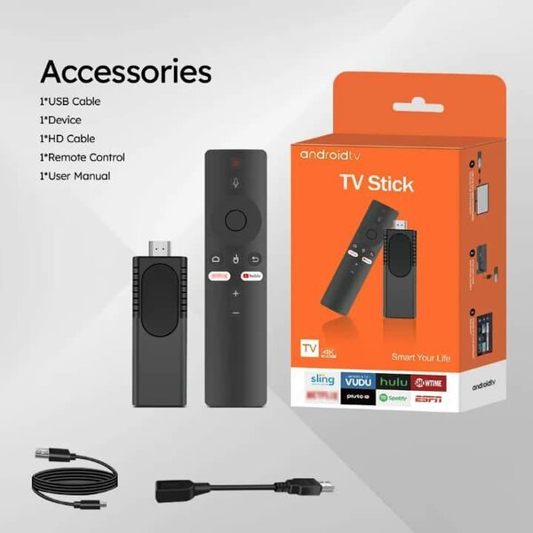 Android TV Stick 4K UHD