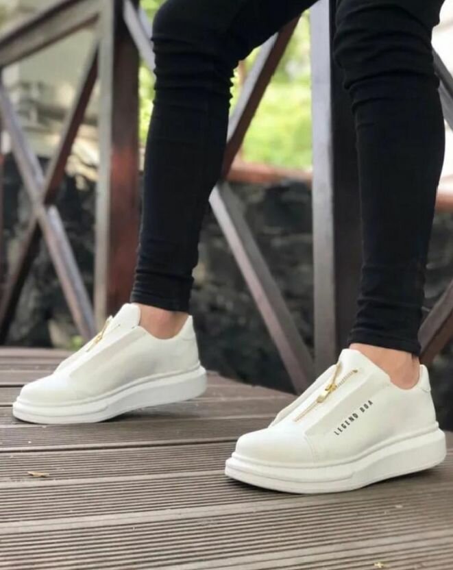 Sneakers homme zippés élégants