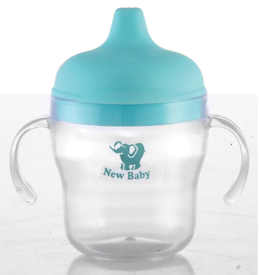 [High Quality] Baby Training Cup with handle Learning Sippy Cup Sippy Training Mug Baby Feeding FEEDER Cup Baby Water Sipper Feeder with handle