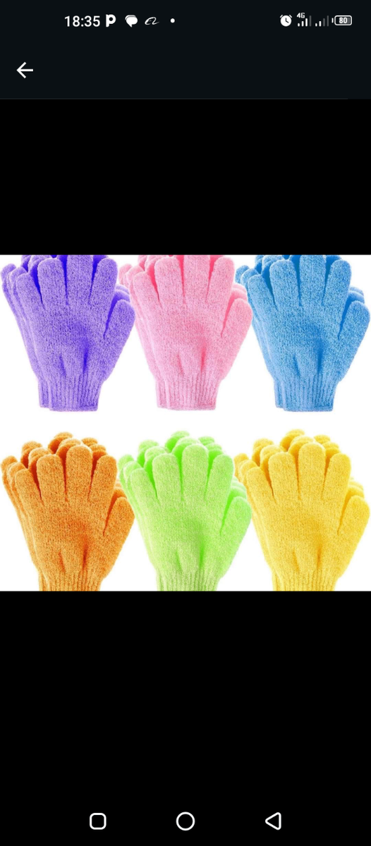 Gants exfoliants de bain