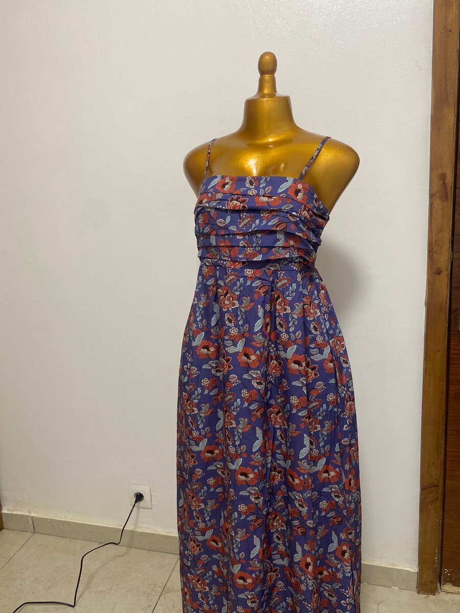 Robe longue fleurie été