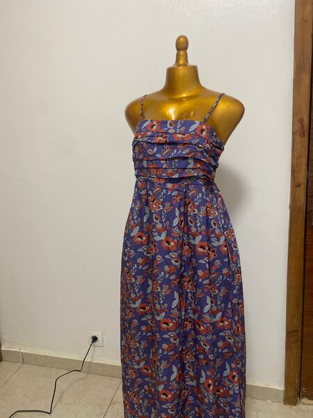 Robe longue fleurie été