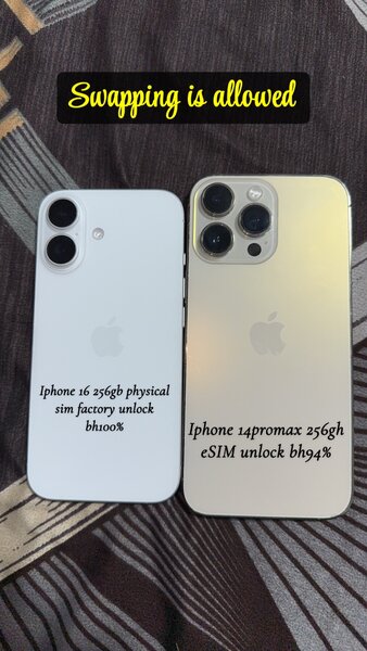 IPhone 16 and 14promax
