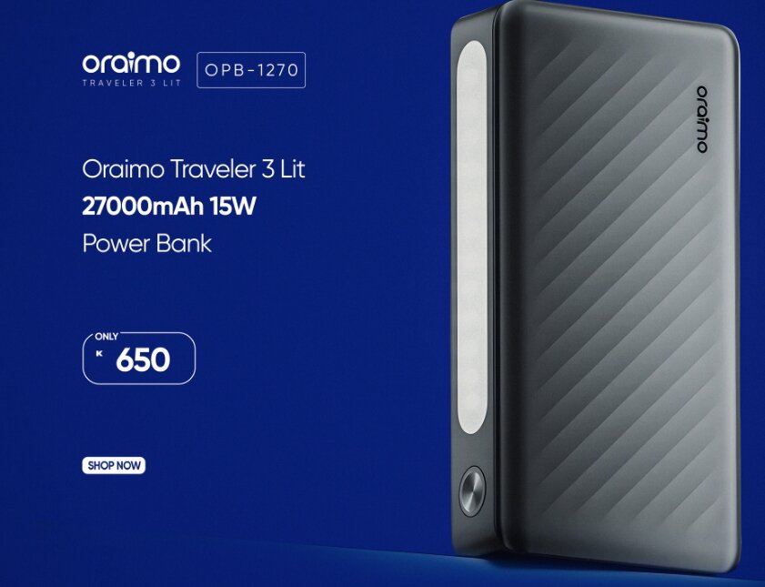 𝗣𝗼𝘄𝗲𝗿 𝘂𝗽 𝘆𝗼𝘂𝗿 𝗹𝗶𝗳𝗲 𝘄𝗶𝘁𝗵 𝘁𝗵𝗲 𝗢𝗿𝗮𝗶𝗺𝗼 𝗧𝗿𝗮𝘃𝗲𝗹𝗲𝗿 𝟯 𝗟𝗶𝘁 𝗢𝗣𝗕-𝟭𝟮𝟳𝟬! 🔋