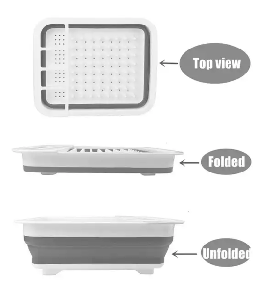 Foldable Silicone Dishrack