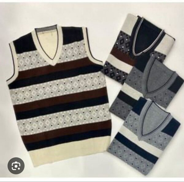 Gilet sans manches rayé homme