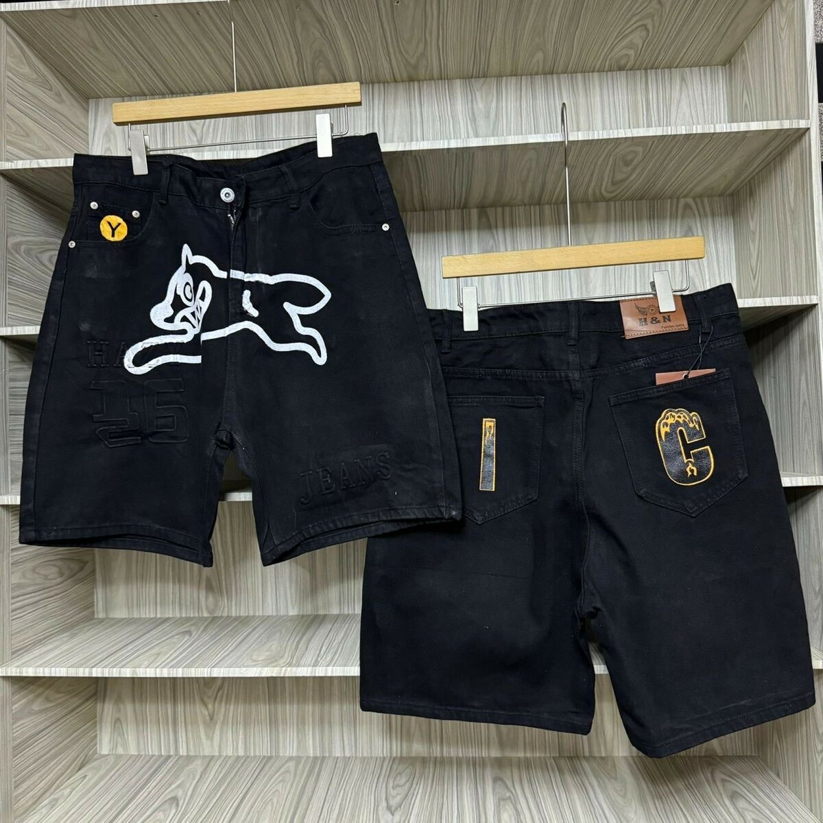 Ice-cream short jeans