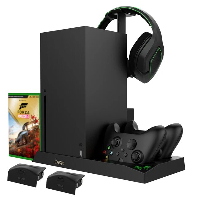 Refroidisseur xbox série x avec station de charge et batteri