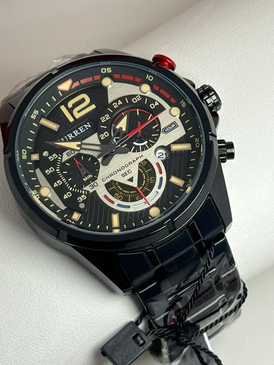 Montre chronographe elegante