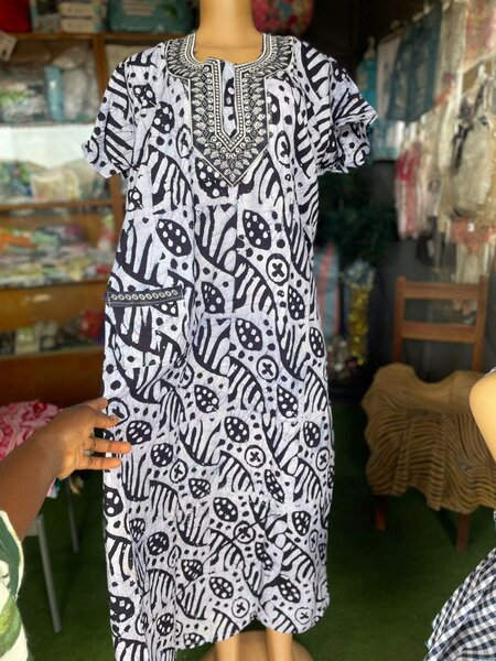 Robe ethnique en coton