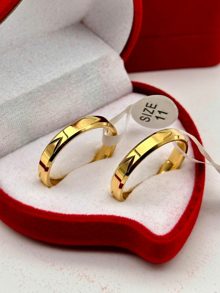 Alliances en or élégantes