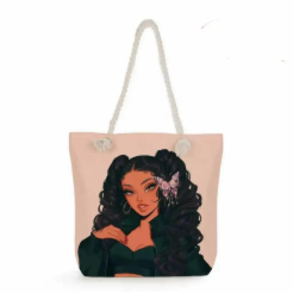Sac à main illustré coloré