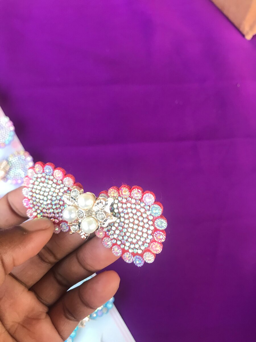 Épingles  strass élégantes X 2