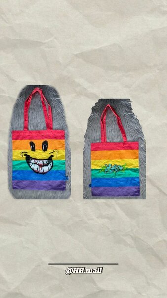 Sac fourre-tout arc-en-ciel