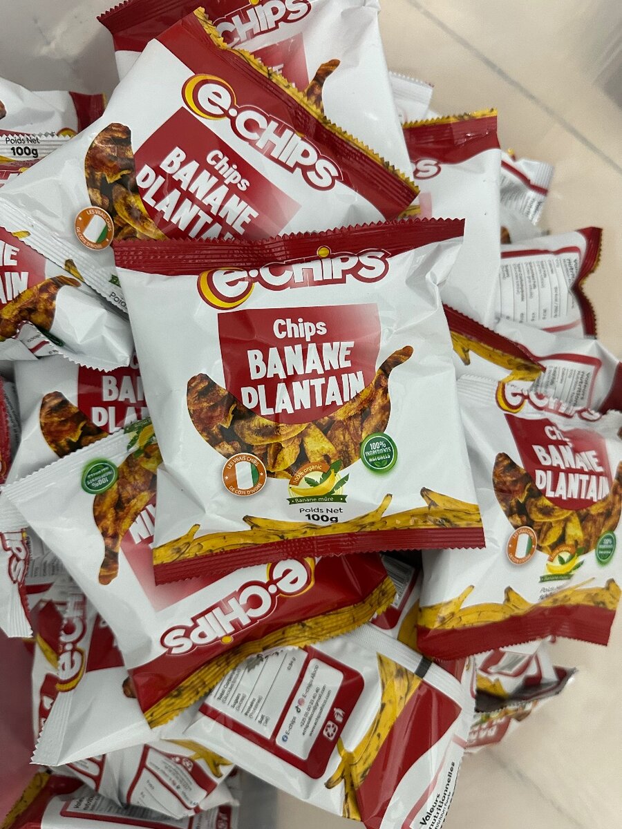 x5 E-Chips Plantain Chips 100g