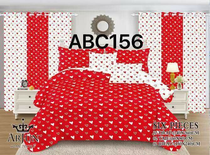 Parure de lit 6 pièces élégante