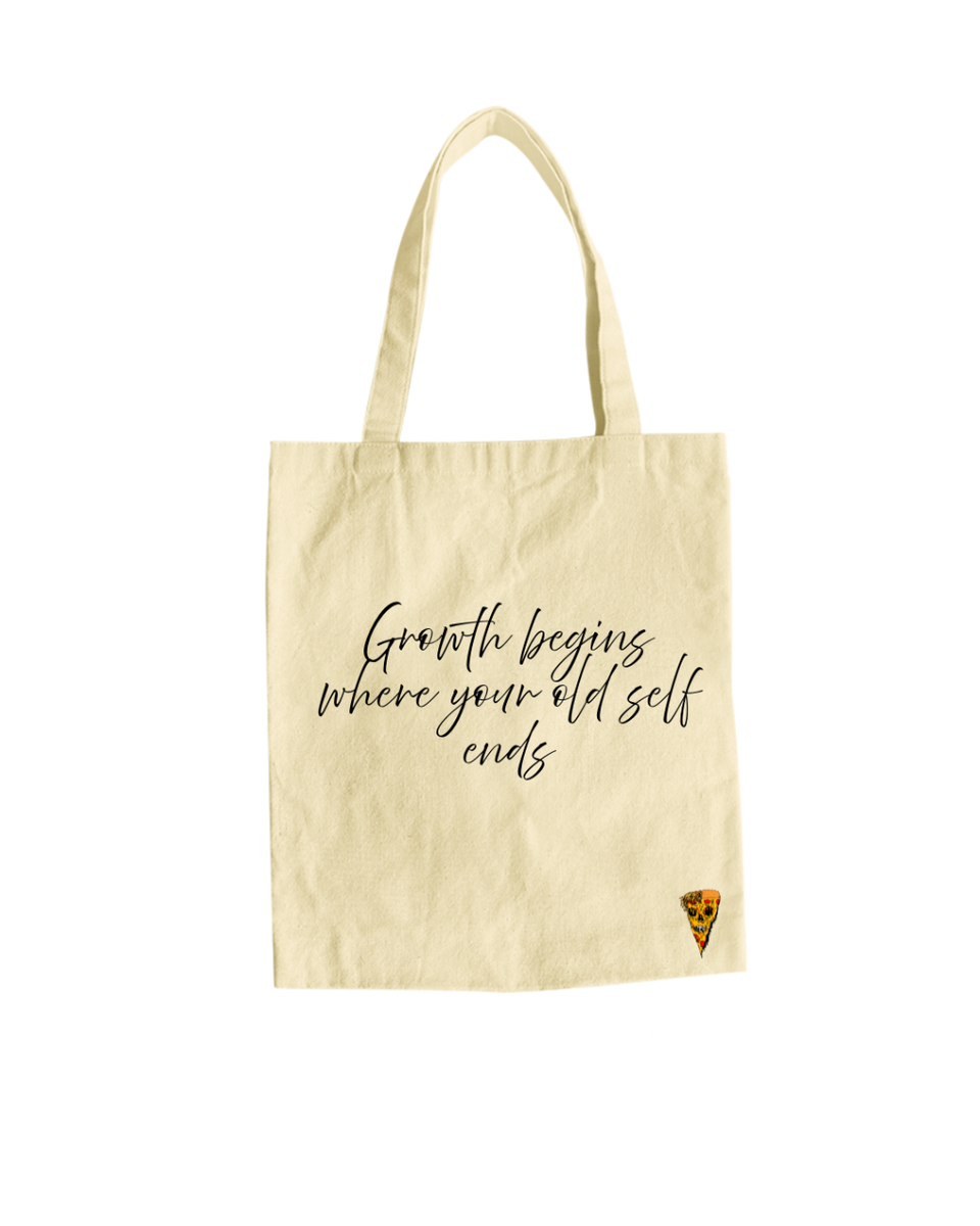 S.O.D white tote bag