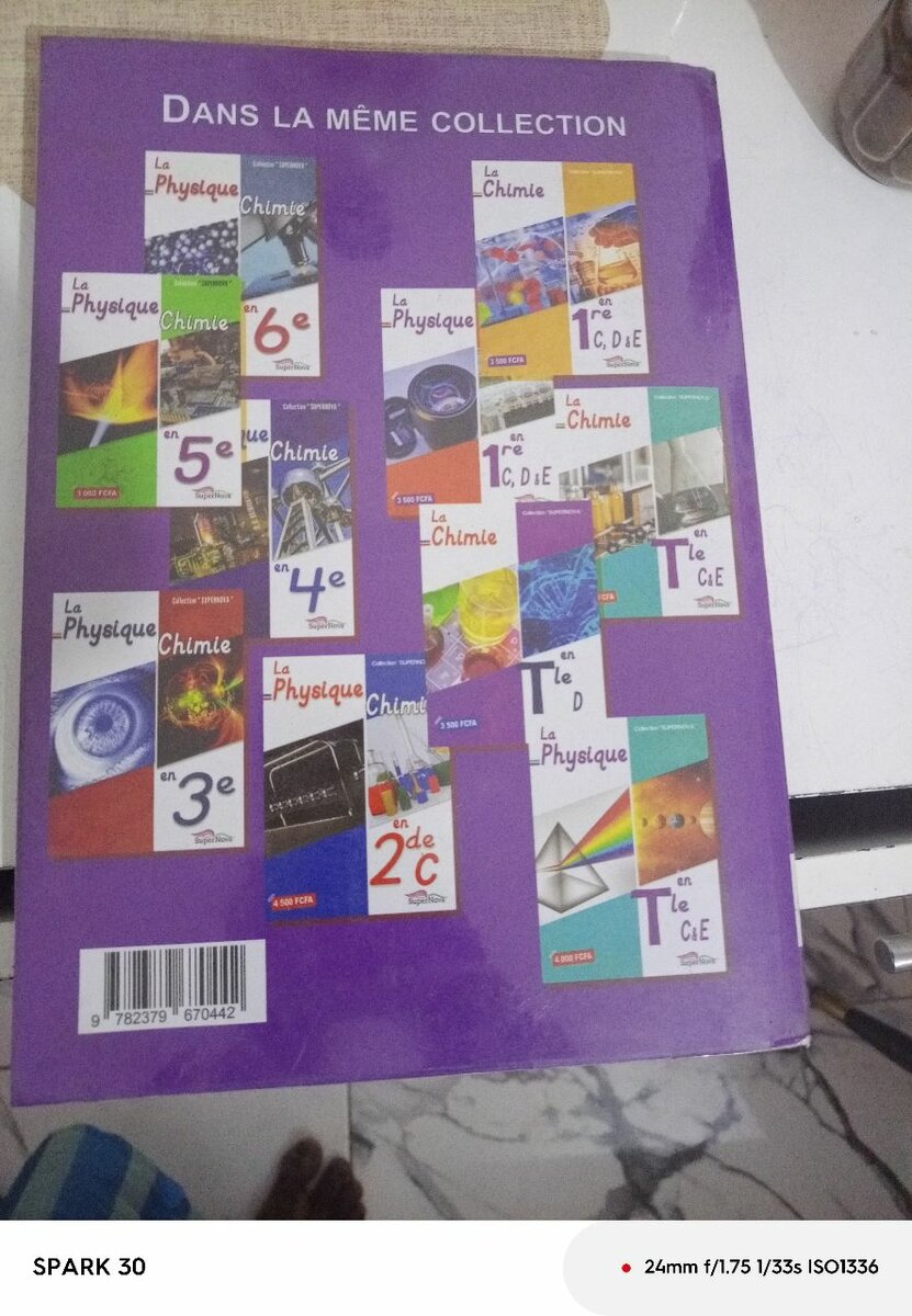 Livre Physique Terminale