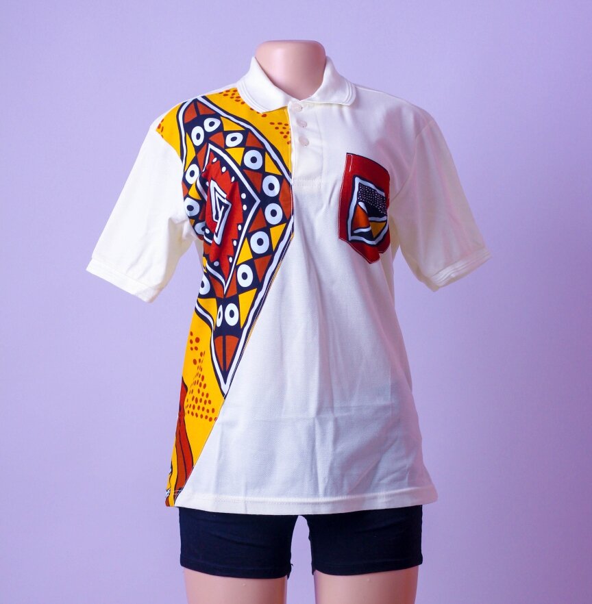 African Print T-shirt and Lacoste Unisex