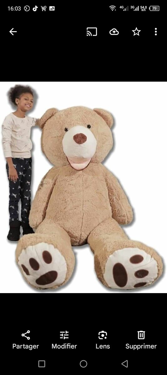 Peluche géante deco