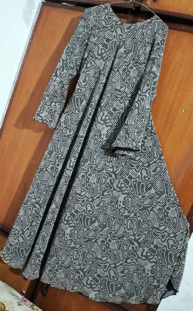 Double Abaya Stuff Chiffon