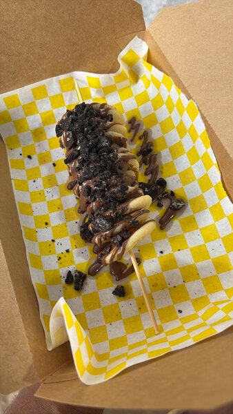 Brochette de pancake nature