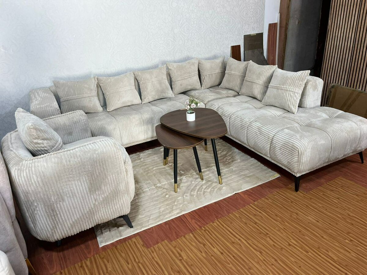 Canapé d'angle modulable moderne