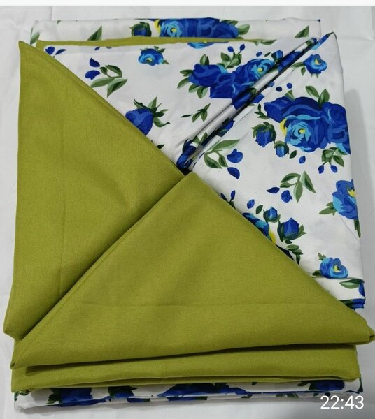 Parure de lit florale coton